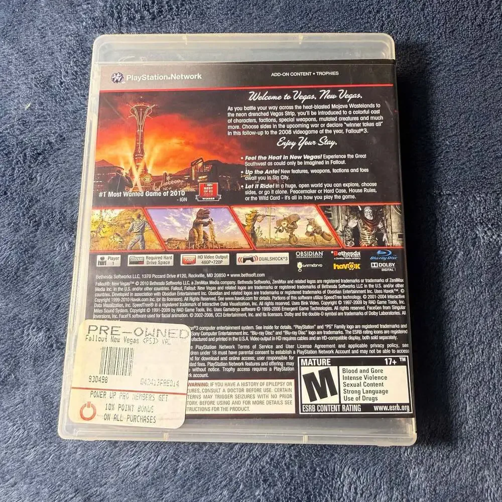 Fallout: New Vegas (Sony PlayStation 3, 2010)